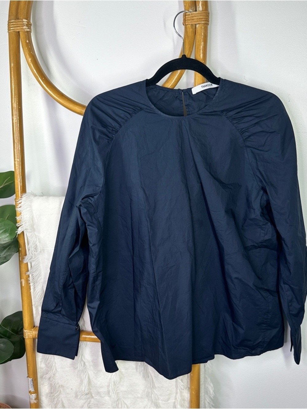 Thakoon Navy Blouse sz S AS IS
